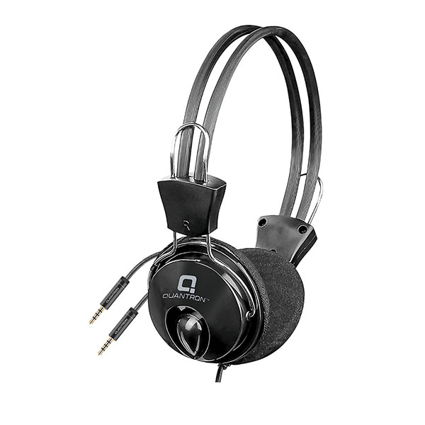 QUANTRON-QHP-350-Wired-Headpone-Single-Pin-1.jpg QUANTRON QHP-355 Wired Headphone (Dual Pin) - Image 1