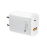 Quantum QHM3500 20W Fast Charger QC+PD Dual Output Mobile Charger