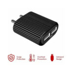 Quantum QWC-24211 12 W 2.4 A Multiport Mobile Charger with Detachable Cable - Image 3