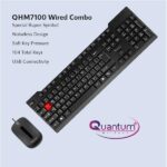 Quantum QHM 7100 Keyboard & Mouse Wired Combo Set - Image 4
