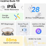Realme Buds T01 Truly Wireless Earbuds - Image 2