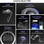 Realme Buds T310 Truly Wireless Earbuds - Image 4