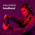 Redgear Shadow Spear Gaming Wired On Ear Headphones - Image 4