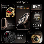 Fire-Boltt Retro 39.1mm (1.54) Display Smartwatch - Image 2