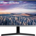 SAMSUNG SR-358 24 inch Full HD LED Backlit IPS Panel Monitor (Bezelless Design 75 Hz LS24R358FZW (Black))  (AMD Free Sync, Response Time: 5 ms, 75 Hz Refresh Rate)