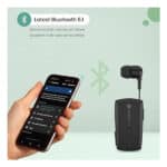 Portronics Harmonics Klip 4 Retractable Bluetooth Music & Calling Earphone - Image 3