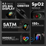 SENS NUTON 1 With 1.7 IPS Display Smart Watch - Image 3