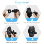 Portronics CLAMP X Car-Vent Mobile Holder 360 Degree Rotational - Image 4