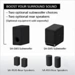 Sony HT-A5000 A Series Premium Soundbar 5.1.2 Channel 8k/4k 360 Spatial Sound Mapping Soundbar - Image 4