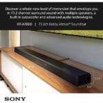 Sony HT-A7000 500 Watts 7.1.2 Channel Soundbar with Supreme Surround Sound and Dolby Atmos - Image 3
