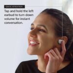 Sony WF-1000XM3 Truly Wireless Industry Leading Active Noise Cancellation with Battery Life 32 Hours, Alexa Voice Control and mic for Phone Calls – True Wireless Bluetooth Earbuds (Silver) - Image 3