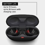 Sony WF-SP800N Noise Cancellation True Wireless (TWS) Bluetooth Sports Earbuds with 26hrs Battery Life, Splash Proof, Alexa Voice Control and mic for Phone Calls Suitable for Workout - Image 4