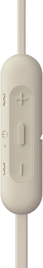 Sony WI-C310 Wireless in-Ear Headphones with 15 Hours Battery Life, Quick Charge, Magnetic Earbuds, Tangle Free Cord, Matt Finish, Bluetooth Ver 5.0, Headset with mic for Phone Calls - Image 4