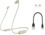 Sony WI-C310 Wireless in-Ear Headphones with 15 Hours Battery Life, Quick Charge, Magnetic Earbuds, Tangle Free Cord, Matt Finish, Bluetooth Ver 5.0, Headset with mic for Phone Calls - Image 5