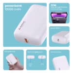 Stuffcool 10000mAh Palm Smallest QC PD 20W Type C Super Premium Mini Powerbank - Image 4
