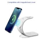 Stuffcool WC360 Magnetic 3-in-1 Wireless Charging Station With 18W QC3.0 Wall Charger included - Image 4