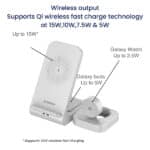 Stuffcool WC450 3 in 1 Wireless Charging Station Perfect for the iOS Ecosystem - Image 5