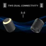 Dyanora Flash 1 10W (2 * 5W) Bluetooth Speaker Ultra Clear Audio & Passive bass Radiator, RGB Lights, Bluetooth V5.0, Upto 7 hrs of Play time, IPX5 Water Resistance, TWS(Black) - Image 5