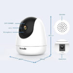 Tenda CP3 Security Pan/Tilt Smart 360° All-Round Vision Camera - Image 2