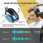 Tribit QuietPlus 72 Over Ear Wireless Headphones - Image 3