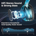 Tribit QuietPlus 72 Over Ear Wireless Headphones - Image 4