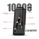 UBON PB-X17 10000 mAH Li-Polymer Power Bank with 4 IN 1 POWERJAR - Image 2