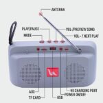 UBON SP-6850 Beatbox Wireless Speaker Portable TWS Bluetooth Rechargeable Travel Speaker - Image 3