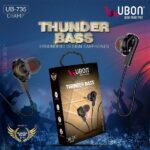 UBON UB-735 3.5mm Dual Driver in-Ear Wired Earphone with Mic - Image 2