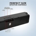 UBON Wireless 5.0 Soundbar SP-80 Beatbar 16 Watt Speaker with Belt (Black) - Image 2