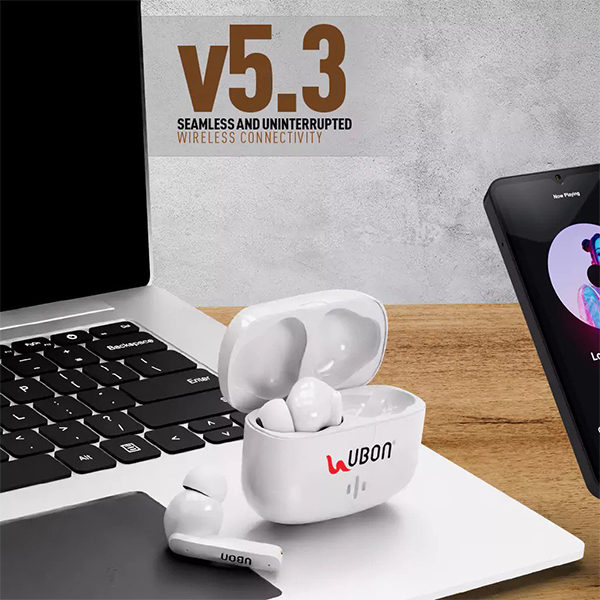 Ubon-BT-25-Buds-Wireless-Earbuds-With-Quad-Mic-3.jpg Ubon BT-25 Buds Wireless Earbuds With Quad Mic - Image 3