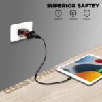 Ubon CH-507 Power 20W Charger Transparent Adapter - Image 3