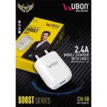 Ubon CH-58 2.4A Mobile Charger with Detachable Cable - Image 3