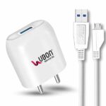 Ubon CH-58 2.4A Mobile Charger with Detachable Cable
