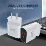 Ubon CH504 Power Adapter 2.6A with Type-C Charging Data Cable - Image 3