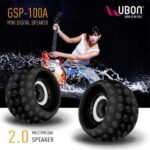 Ubon GSP-100A Mini Multimedia Computer Speaker 10 W Mobile/Tablet Speaker - Image 2