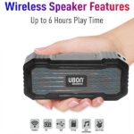 Ubon SP-185 Built-in Fm/USB/TF-Card Player 10 W Bluetooth Speaker - Image 3