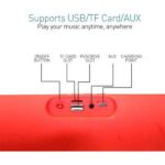 Ubon SP-6680 Built-in Speaker Phone Function/TF-card Player 5 W Bluetooth Speaker - Image 4