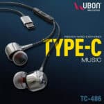 Ubon Type-C TC-486 Wired Earphones - Image 2