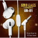 Ubon UB-81 Universal Earphone With Super Extra Bass Wired Headset (White, In the Ear) - Image 5