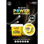 Ubon WR-587 V8 Power Bank Cable 2.4A