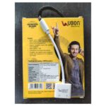 Ubon WR- 486 2 in 1 Audio + Charging Connector for iPhone - Image 3