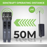 Ultraprolink Sonic Duet Dual Dynamic Wireless Microphone - Image 3