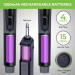 Ultraprolink Sonic Duet Dual Dynamic Wireless Microphone - Image 4