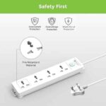 Ultraprolink UM1047 Surge Protector 350J with 4 Sockets 2500W - Image 3