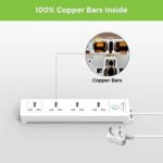 Ultraprolink UM1047 Surge Protector 350J with 4 Sockets 2500W - Image 2