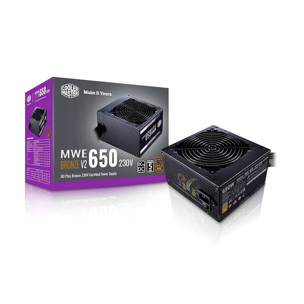 Untitled-1-1-1.jpg Cooler Master MWE 650 Bronze V2 Power Supply – Non-Modular, 80 Plus Bronze Certified - Image 1