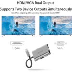 WiWU USB C to HDMI Adapter (4K@60Hz), Type C to HDMI Adapter Cable, Type C to VGA 1080P, Compatible for MacBook Pro/Chromebook/Lenovo/Dell XPS/All Type-c Computers - Image 4