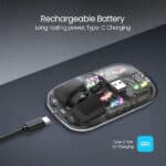 Portronics Toad 5 Transparent Bluetooth Mouse - Image 4