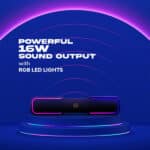 Wings Centerstage 400 Gaming Soundbar With RGB Light - Image 3