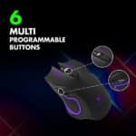 Wings Crosshair 100 Wired Optical Gaming Mouse - Image 4